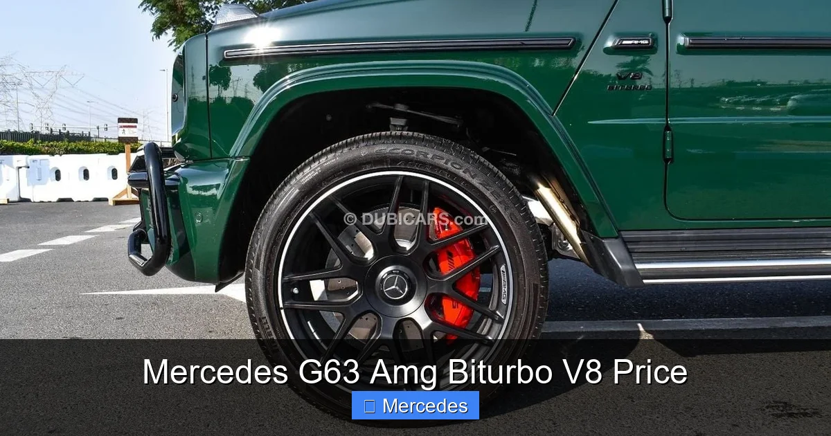 Mercedes G63 Amg Biturbo V8 Price