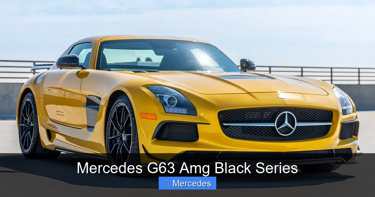 Mercedes G63 Amg Black Series
