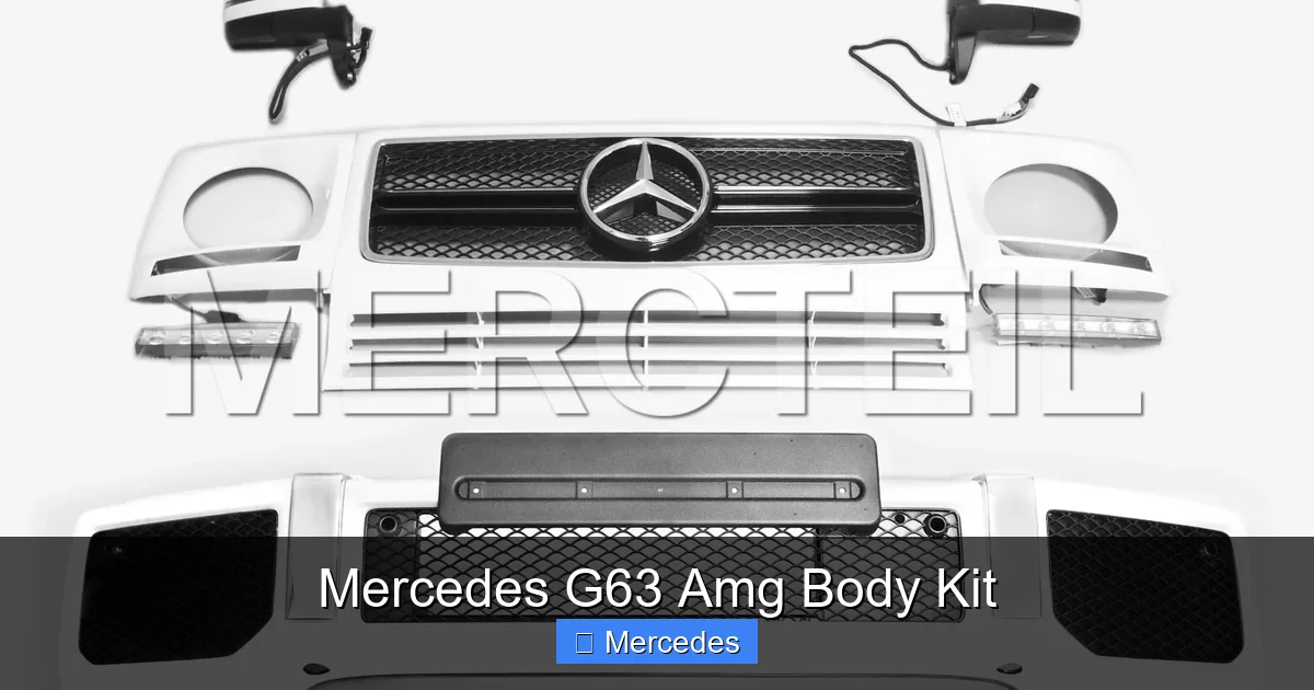 Mercedes G63 Amg Body Kit