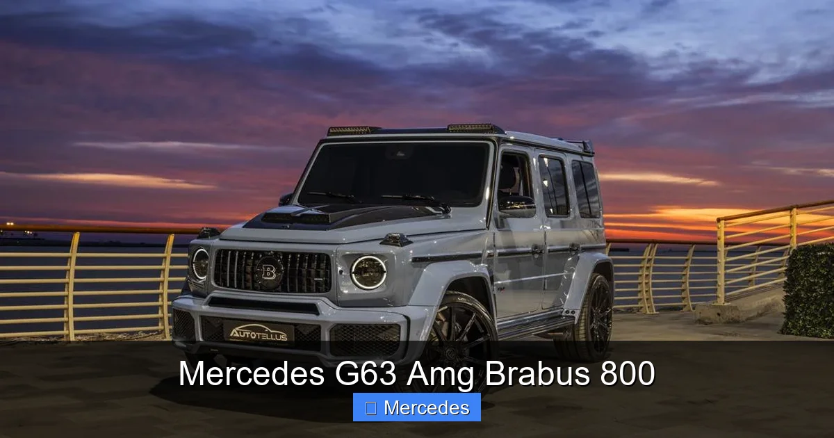 Mercedes G63 Amg Brabus 800