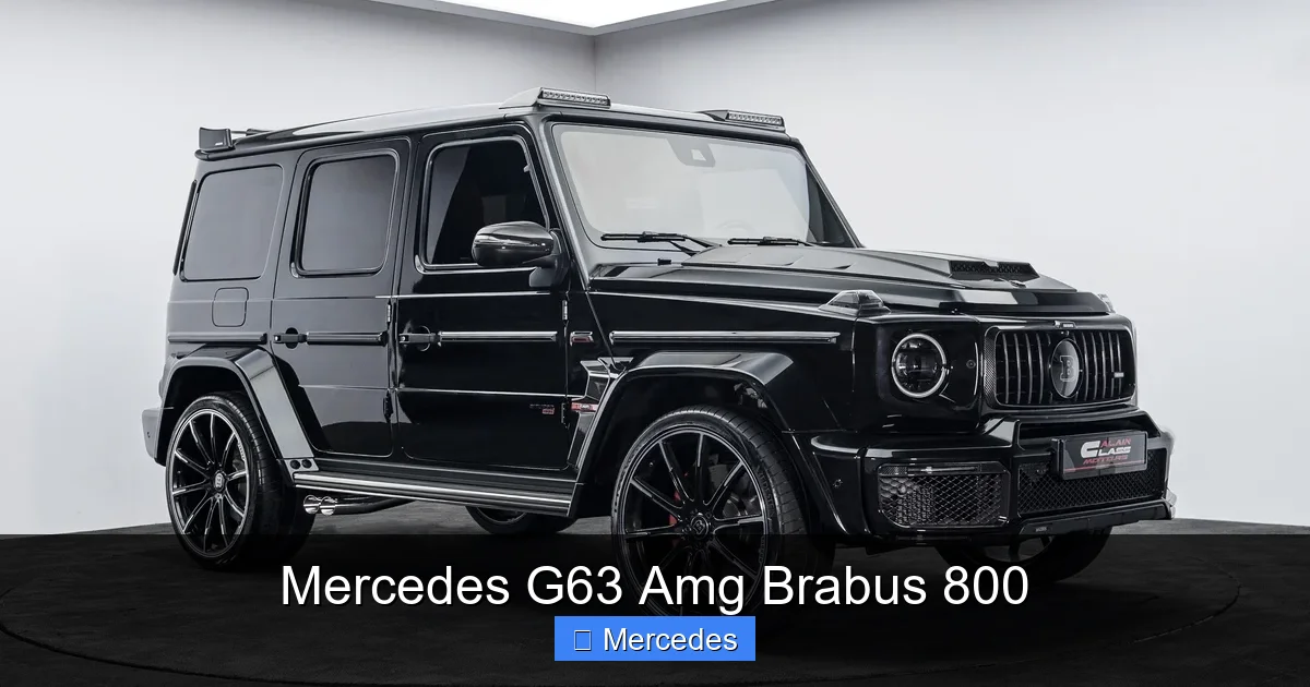 Mercedes G63 Amg Brabus 800