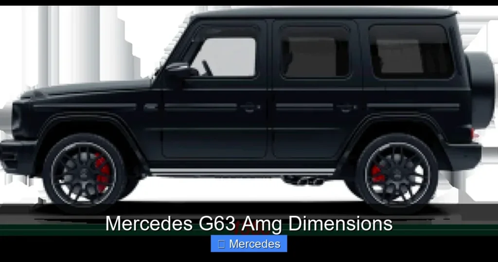 Mercedes G63 Amg Dimensions