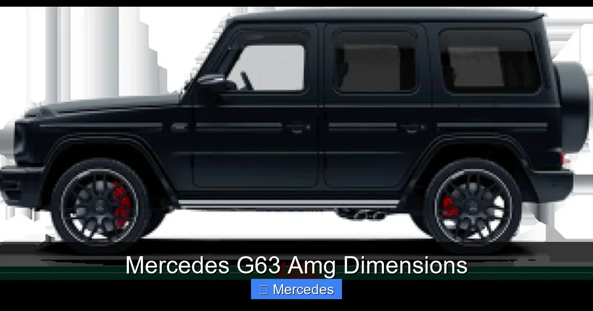 Mercedes G63 Amg Dimensions
