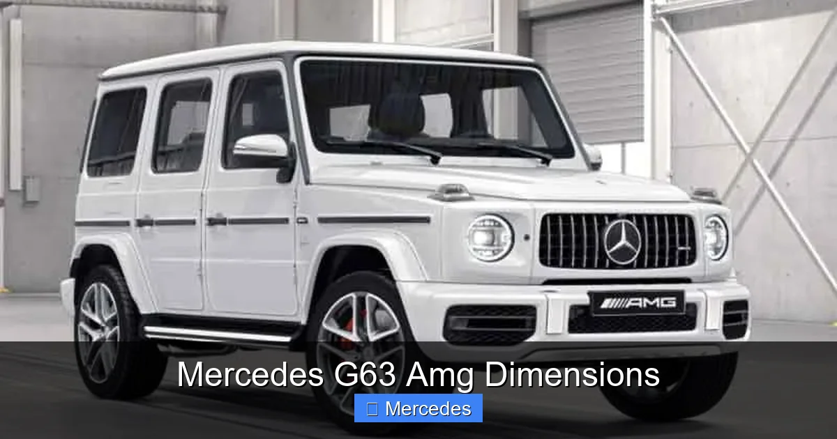 Mercedes G63 Amg Dimensions