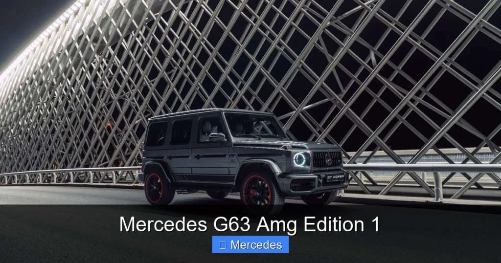 Mercedes G63 Amg Edition 1