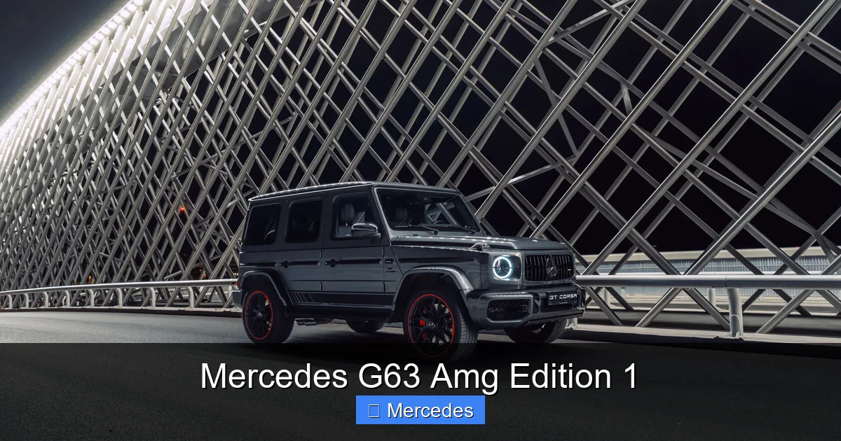 Mercedes G63 Amg Edition 1