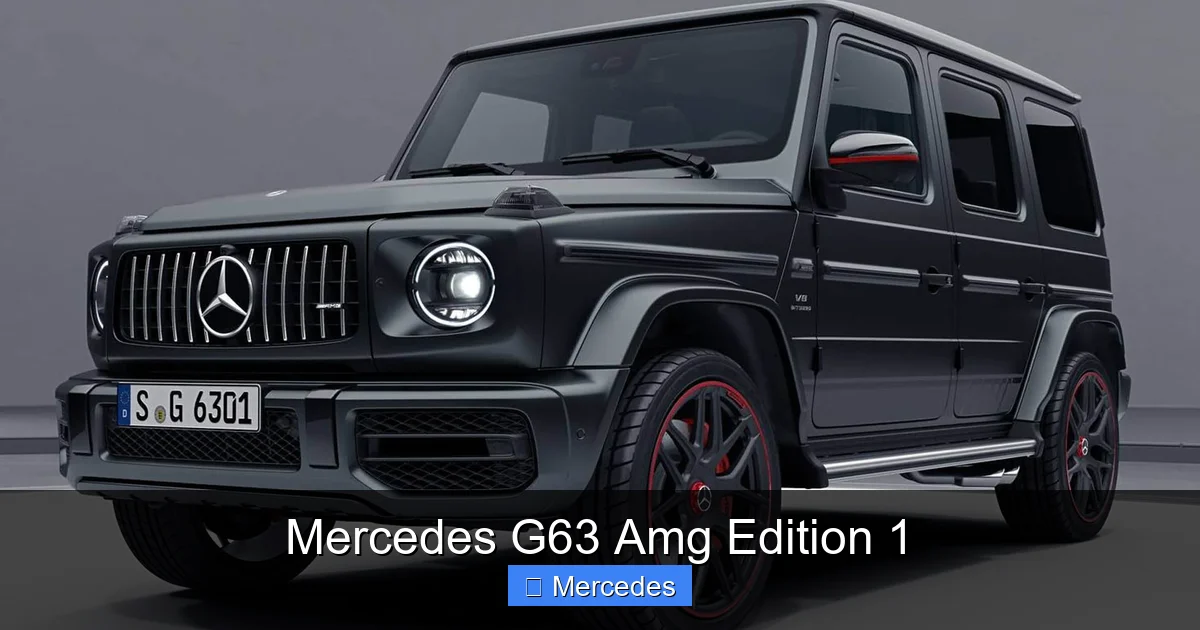 Mercedes G63 Amg Edition 1