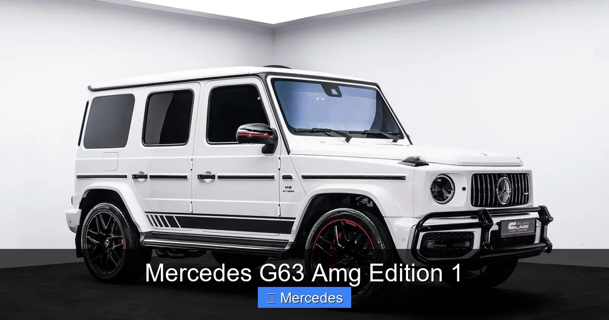 Mercedes G63 Amg Edition 1