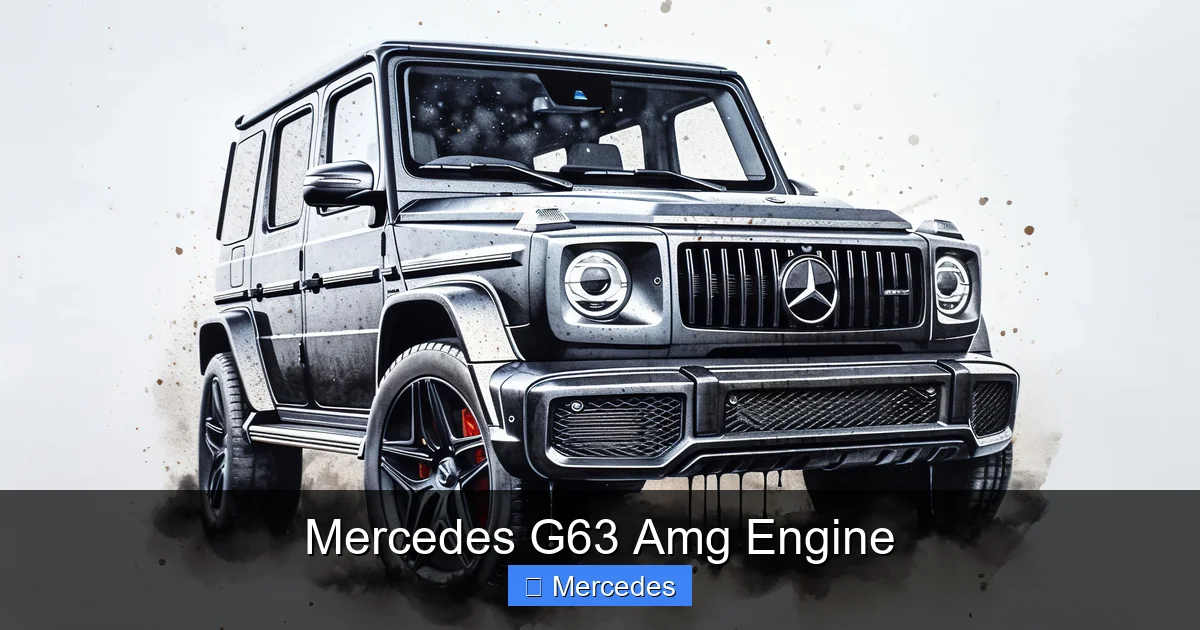 Mercedes G63 Amg Engine