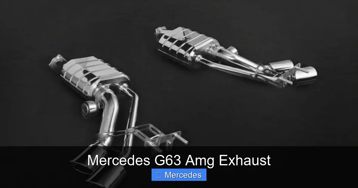 Mercedes G63 Amg Exhaust