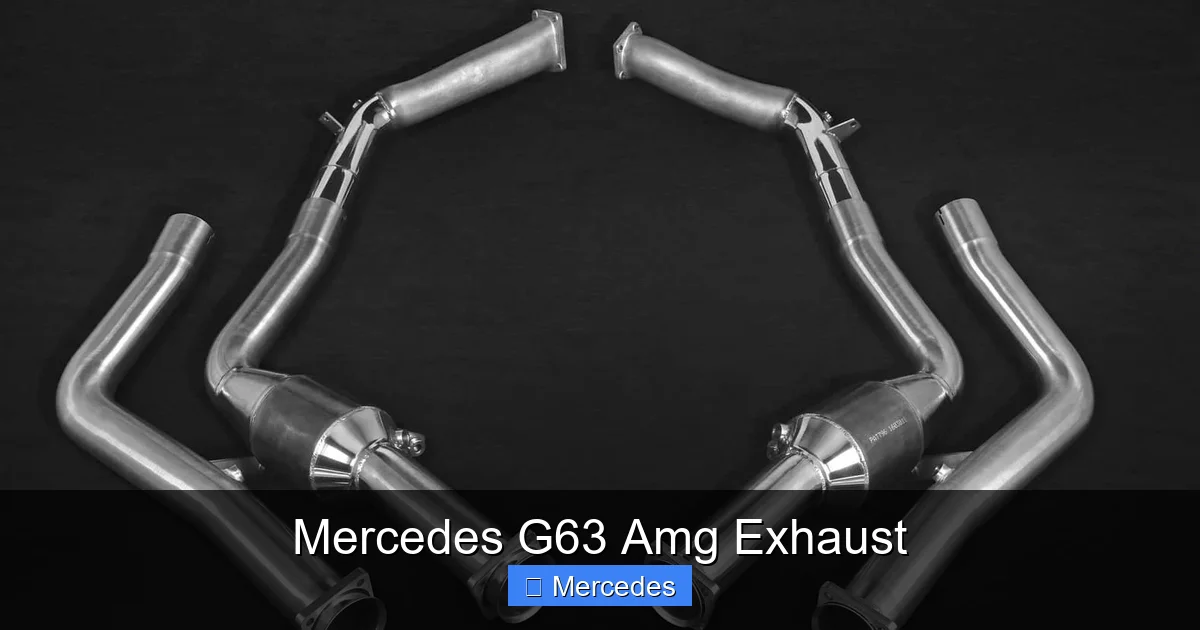 Mercedes G63 Amg Exhaust