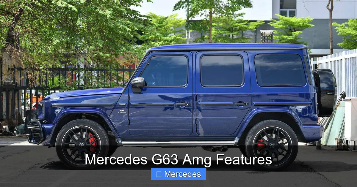 Mercedes G63 Amg Features