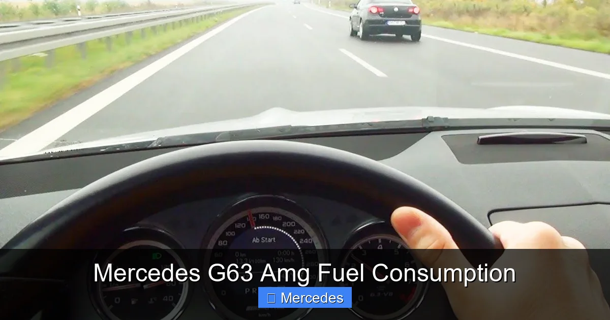 Mercedes G63 Amg Fuel Consumption