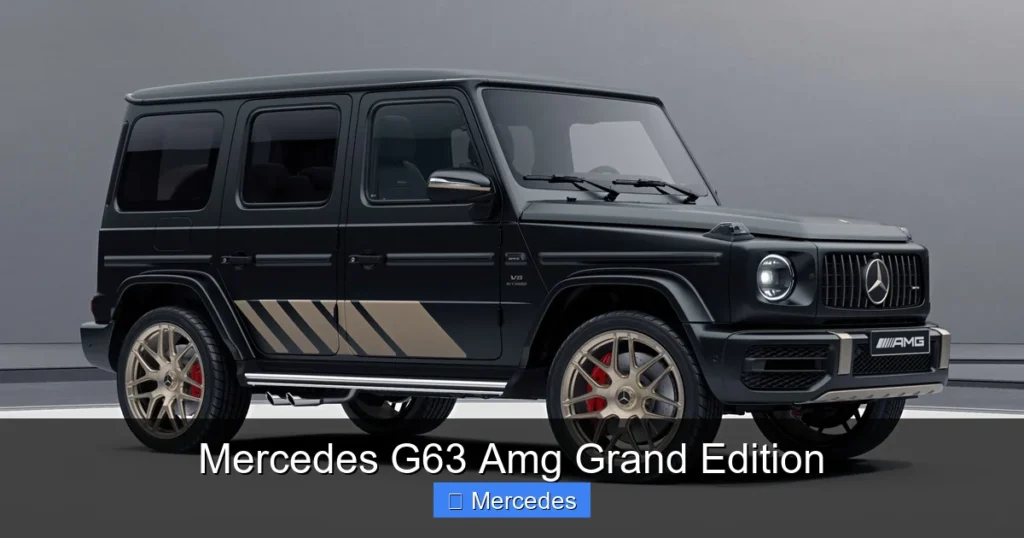 Mercedes G63 Amg Grand Edition
