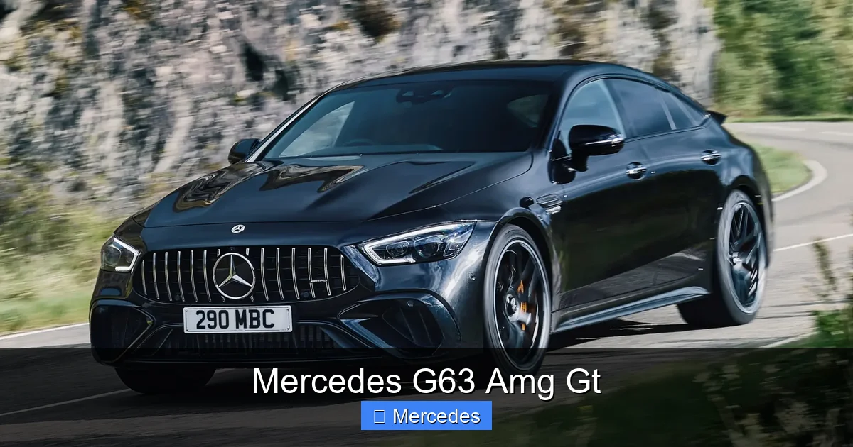 Mercedes G63 Amg Gt