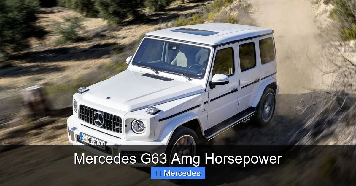 Mercedes G63 Amg Horsepower