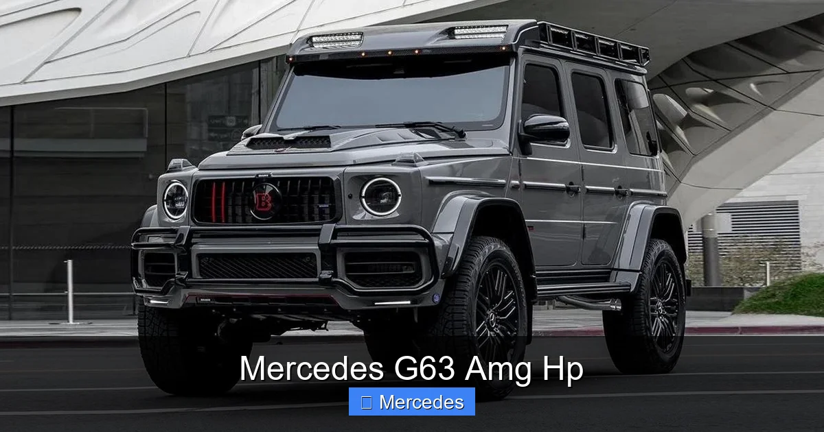 Mercedes G63 Amg Hp