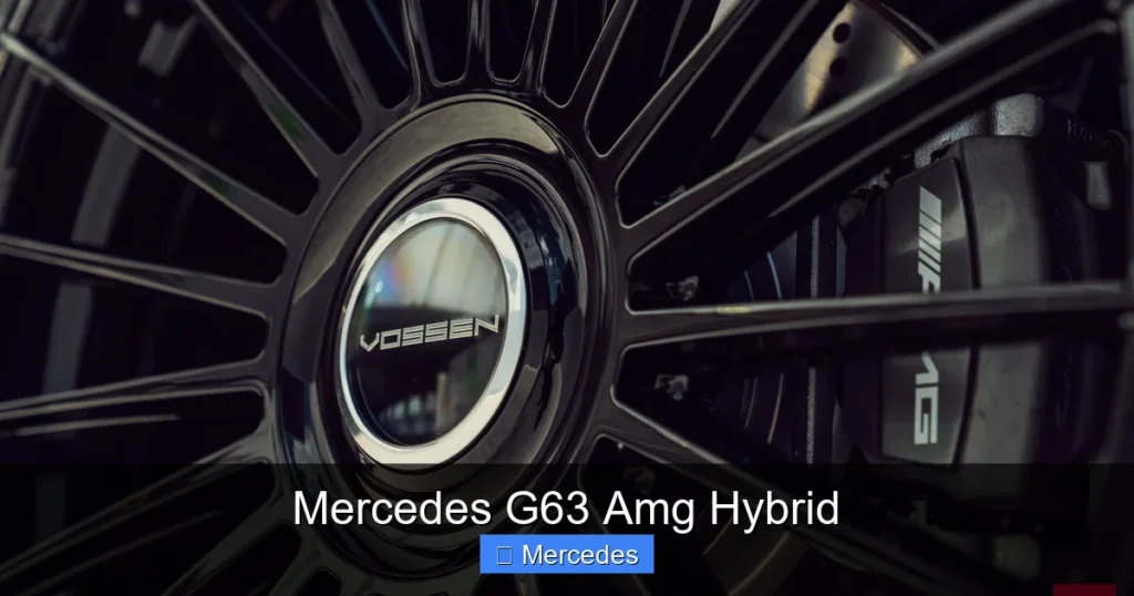 Mercedes G63 Amg Hybrid