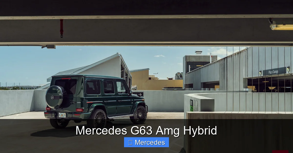 Mercedes G63 Amg Hybrid