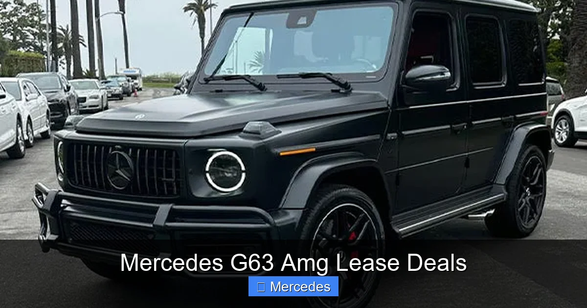 Mercedes G63 Amg Lease Deals