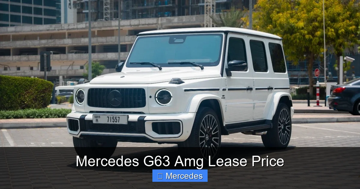 Mercedes G63 Amg Lease Price