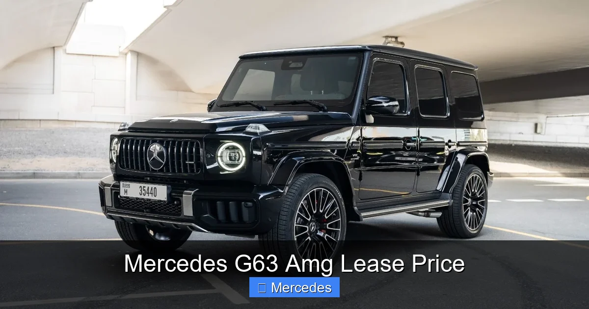 Mercedes G63 Amg Lease Price
