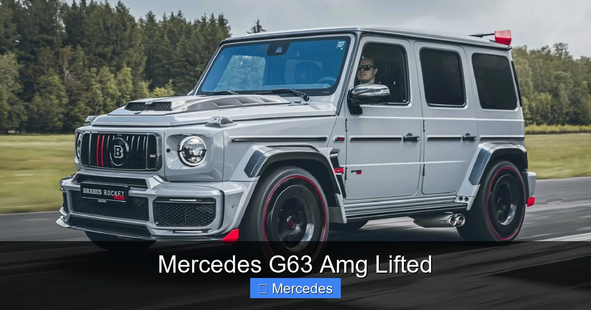 Mercedes G63 Amg Lifted