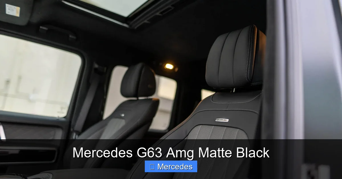 Mercedes G63 Amg Matte Black