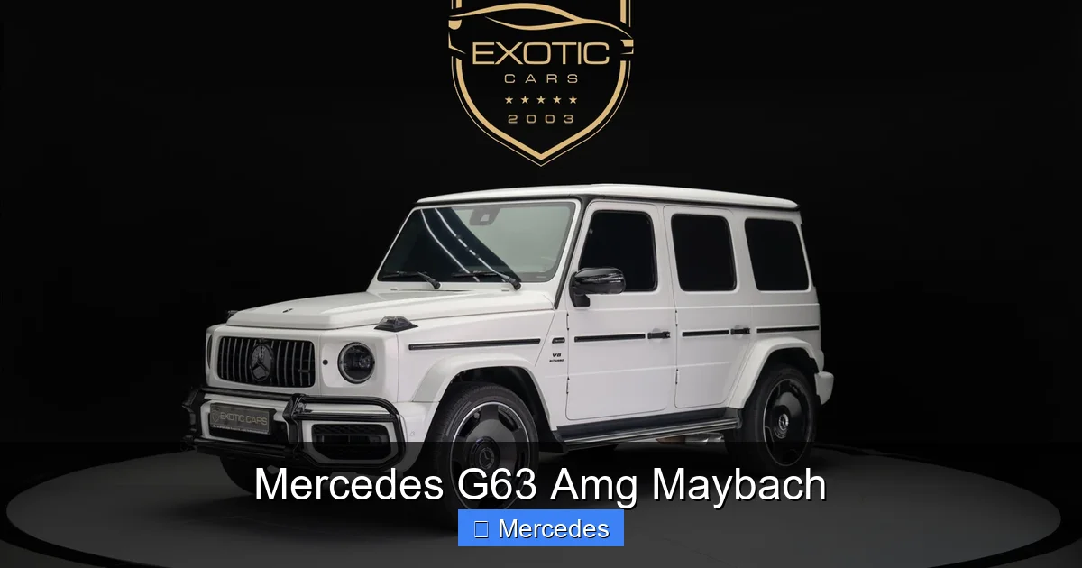 Mercedes G63 Amg Maybach