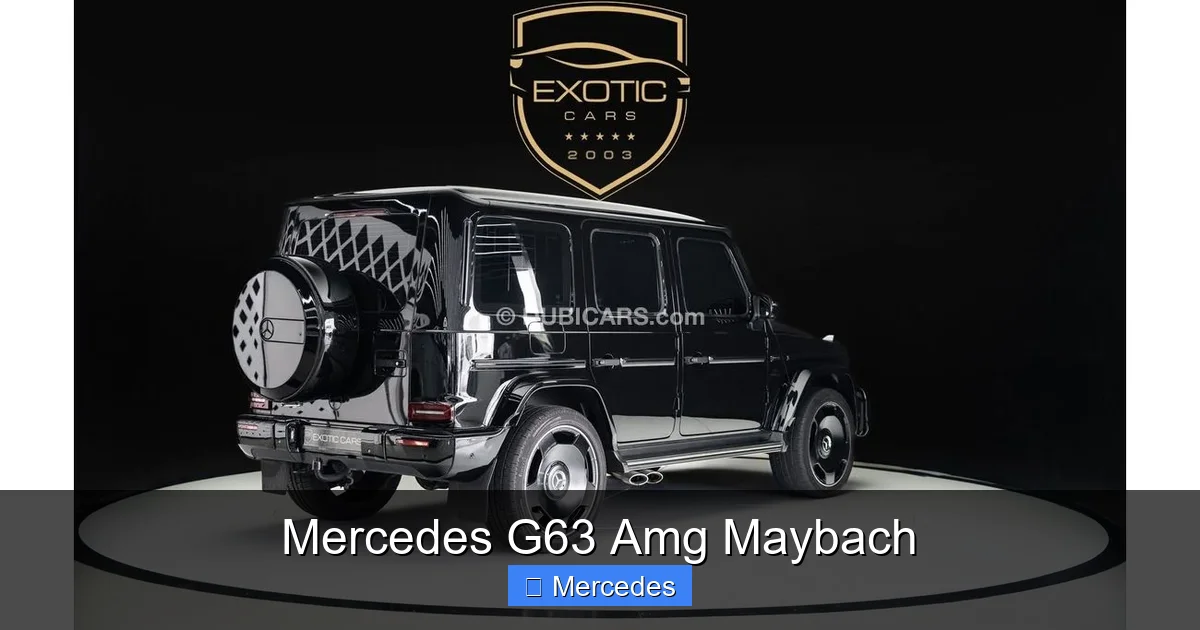 Mercedes G63 Amg Maybach