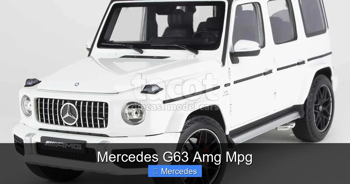 Mercedes G63 Amg Mpg