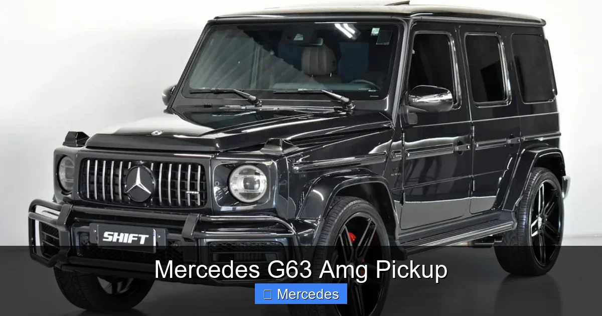 Mercedes G63 Amg Pickup
