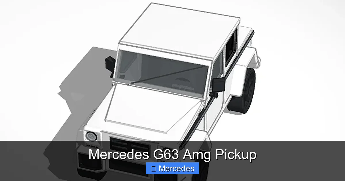 Mercedes G63 Amg Pickup
