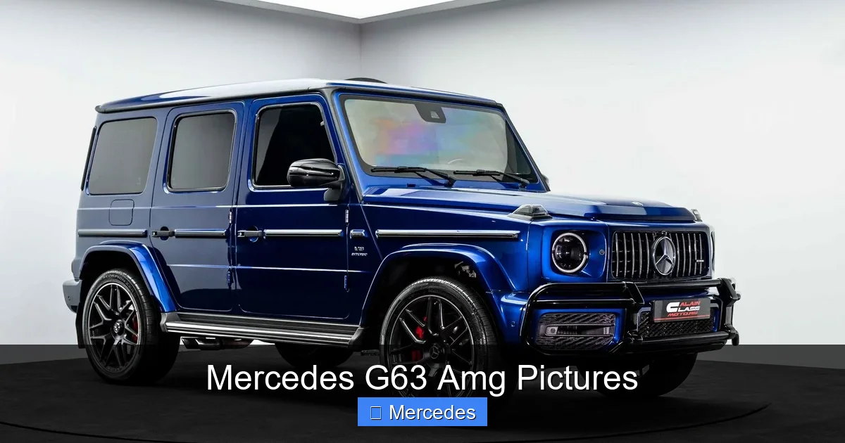 Mercedes G63 Amg Pictures