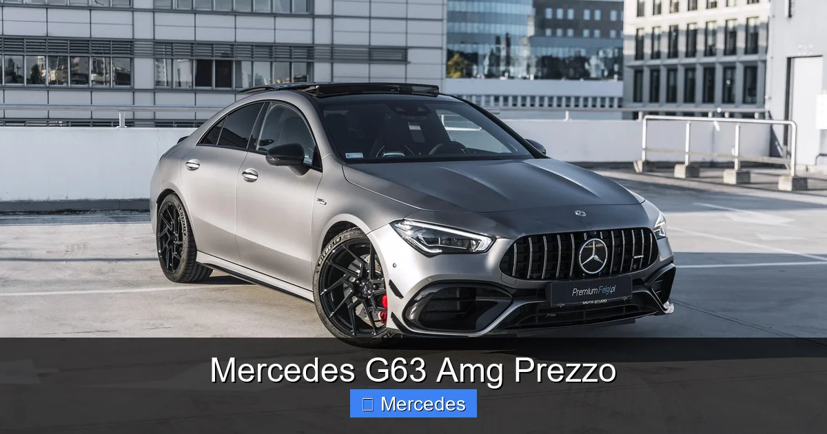 Mercedes G63 Amg Prezzo
