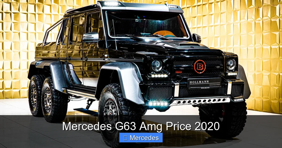Mercedes G63 Amg Price 2020