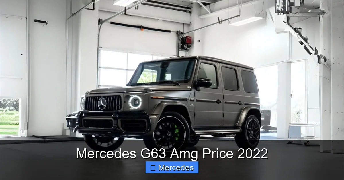 Mercedes G63 Amg Price 2022