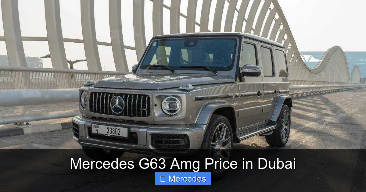 Mercedes G63 Amg Price in Dubai