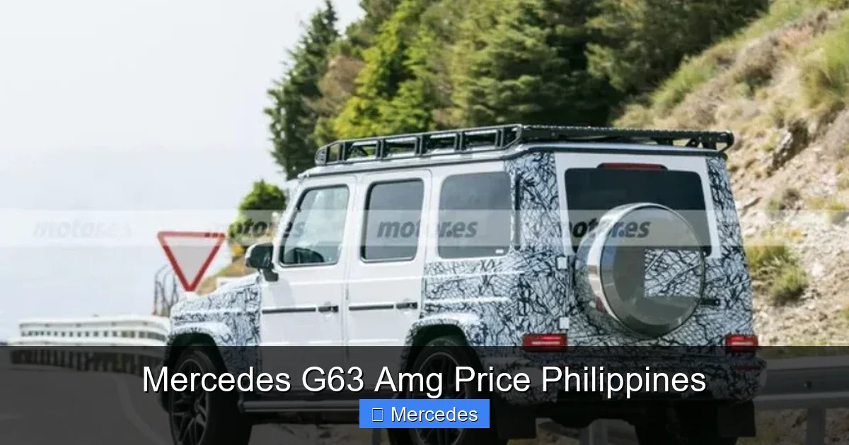 Mercedes G63 Amg Price Philippines