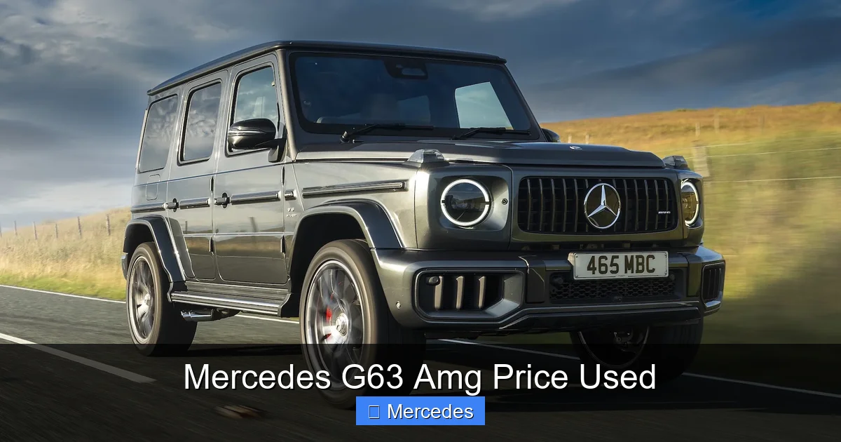 Mercedes G63 Amg Price Used