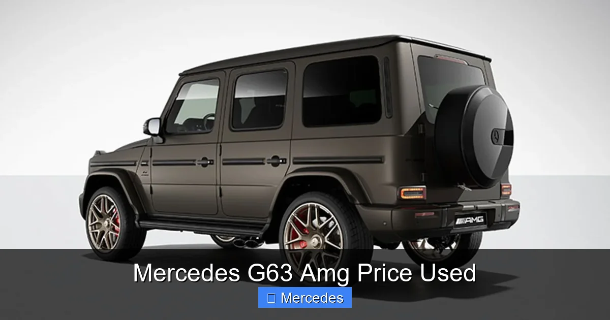 Mercedes G63 Amg Price Used