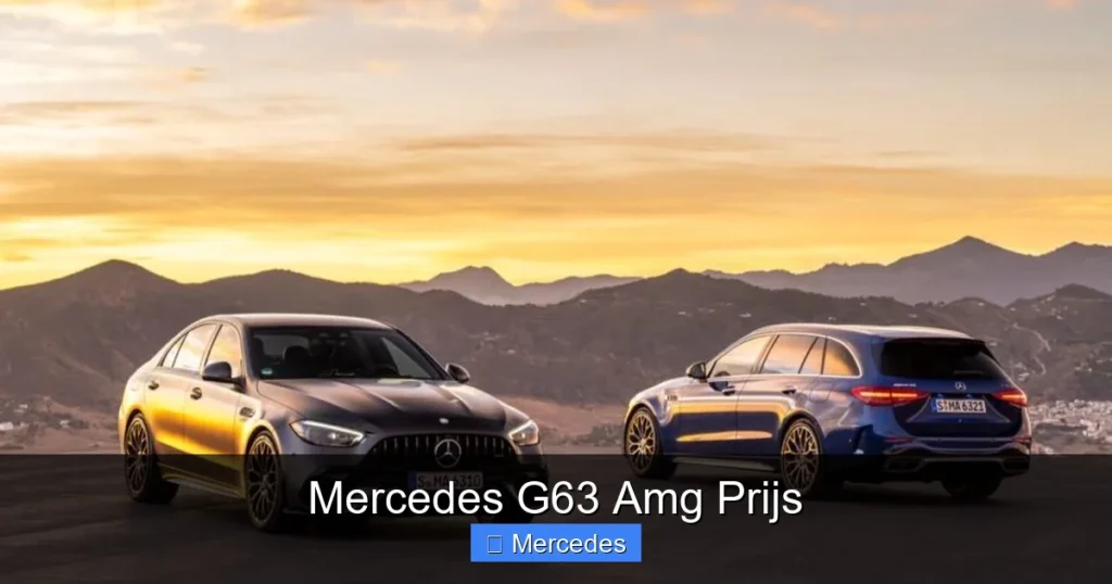 Mercedes G63 Amg Prijs