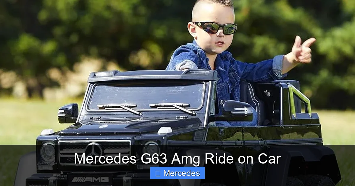 Mercedes G63 Amg Ride on Car