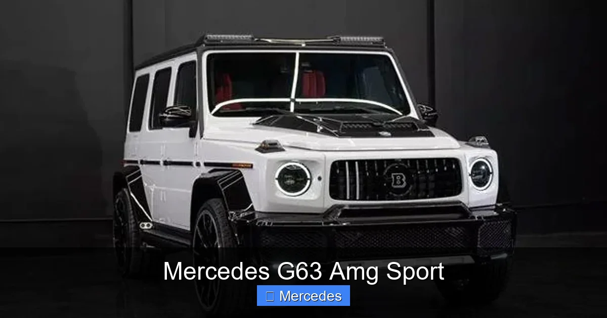 Mercedes G63 Amg Sport
