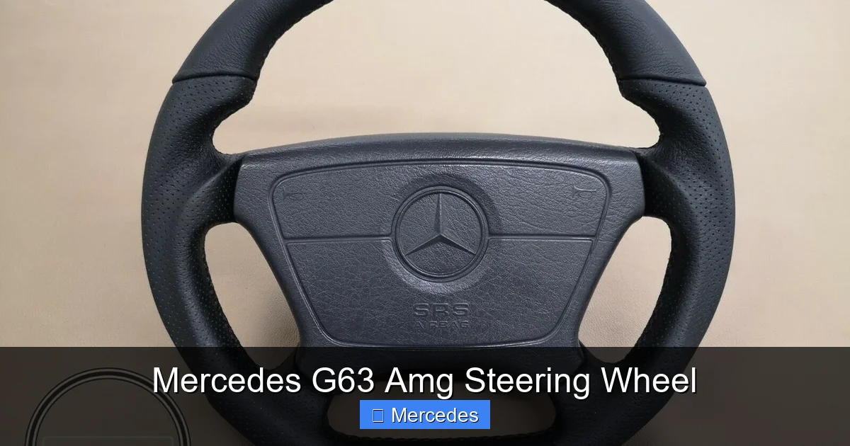 Mercedes G63 Amg Steering Wheel