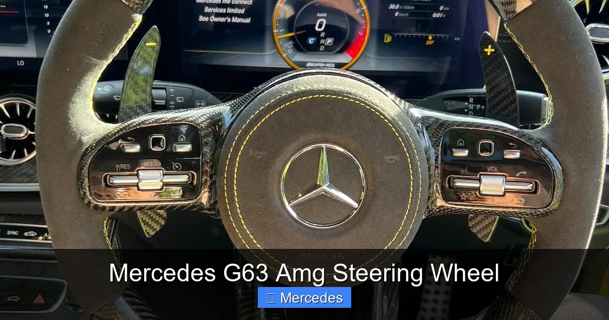 Mercedes G63 Amg Steering Wheel