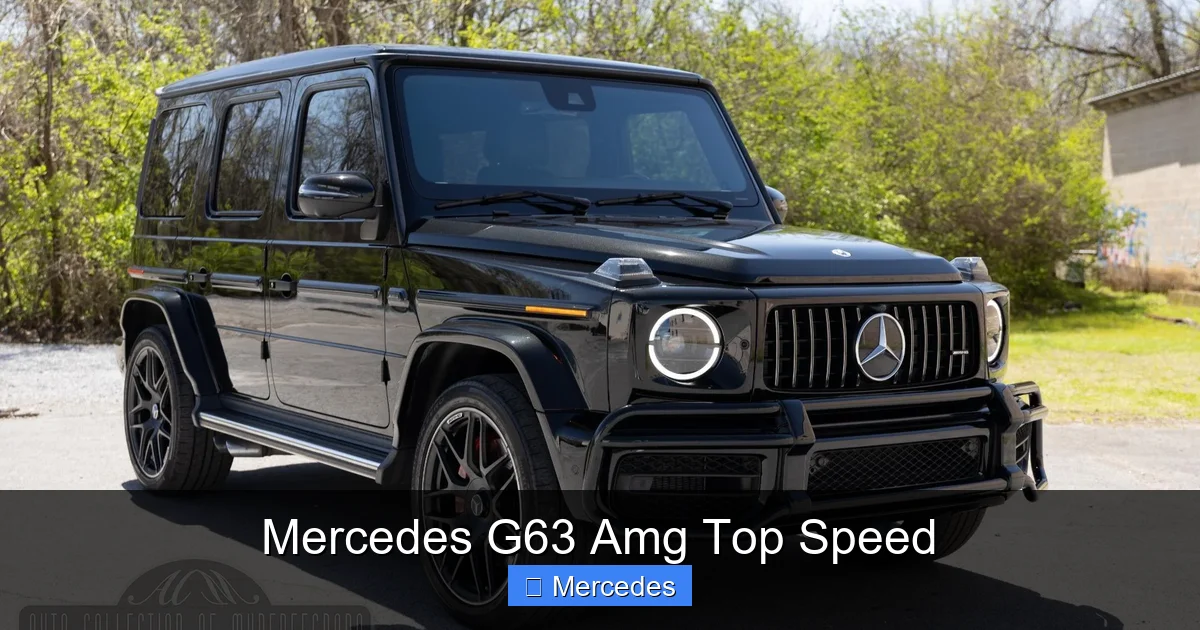 Mercedes G63 Amg Top Speed