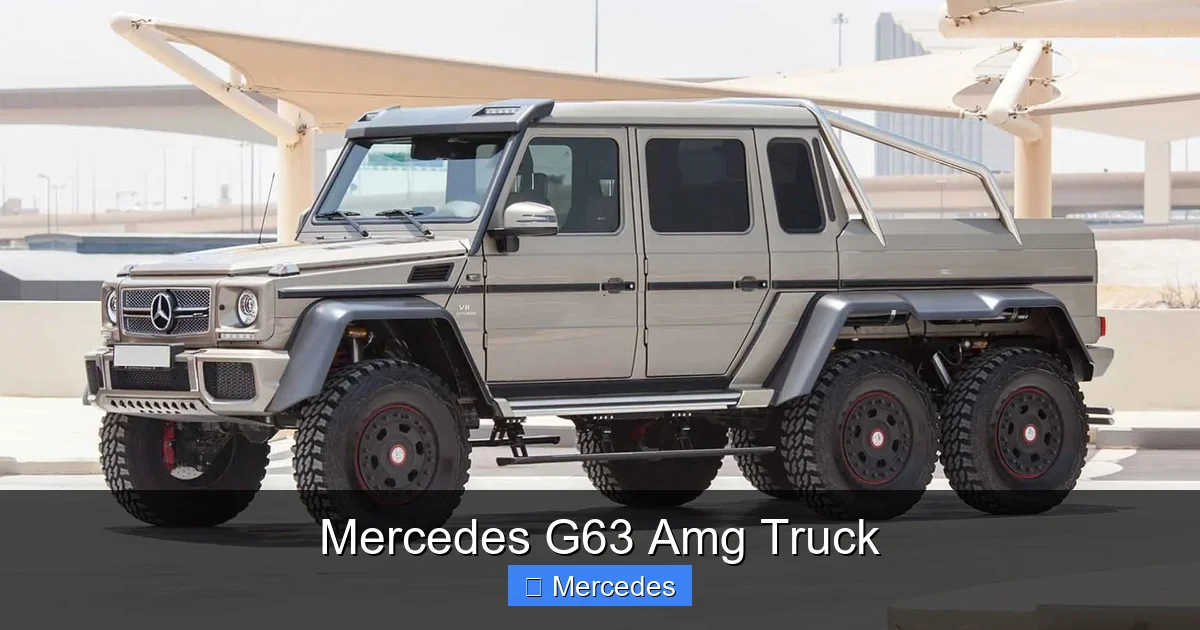 Mercedes G63 Amg Truck