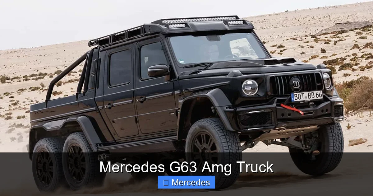 Mercedes G63 Amg Truck