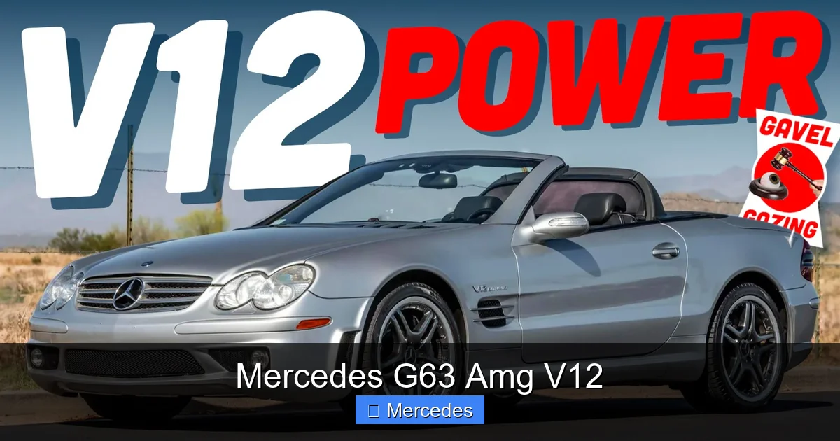 Mercedes G63 Amg V12